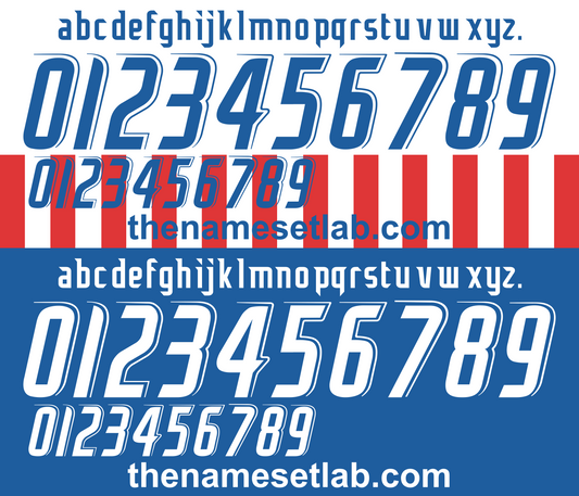 Paraguay 2006 Football Nameset AI Vector File