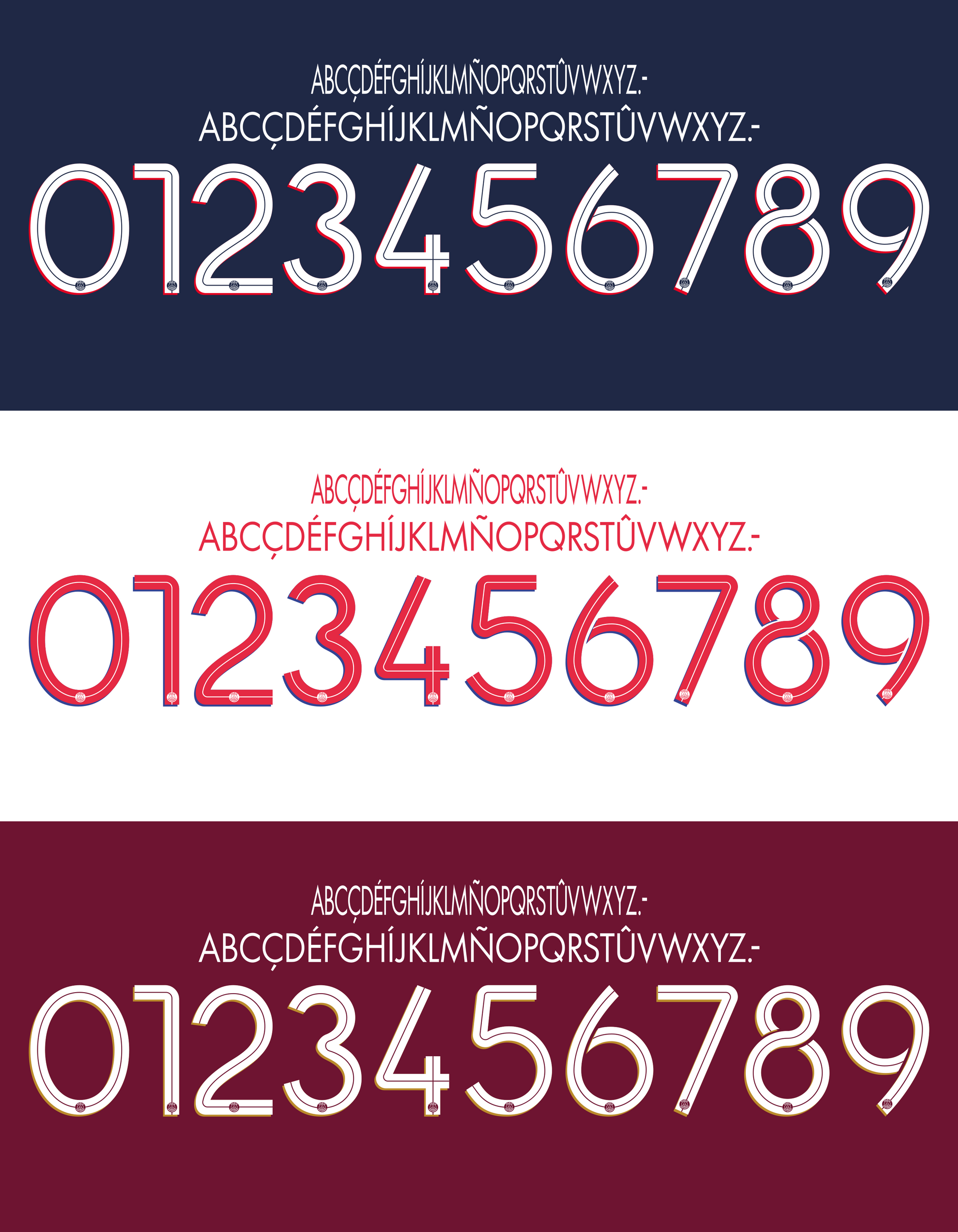 Paris SG UEFA Champions League 2020–2021 Nameset mockup
