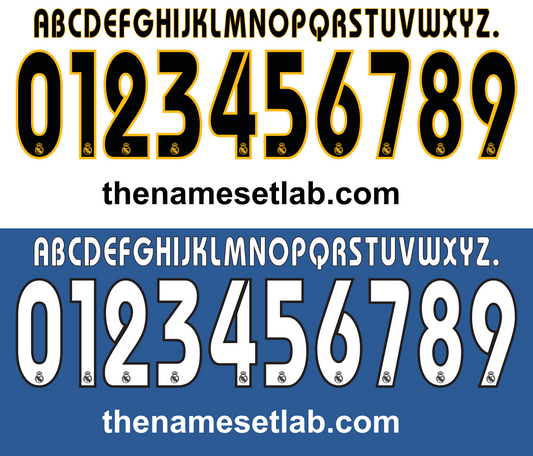 Real Madrid 2003-2005 Nameset Mockup
