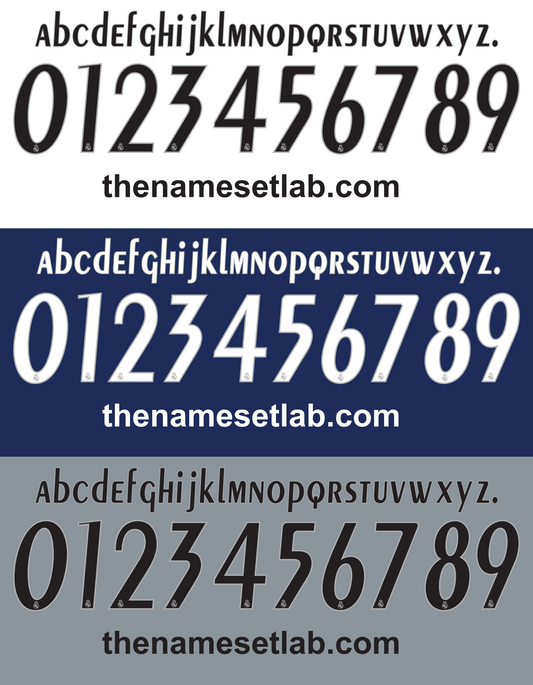 Real Madrid 2005-2006 Nameset Mockup