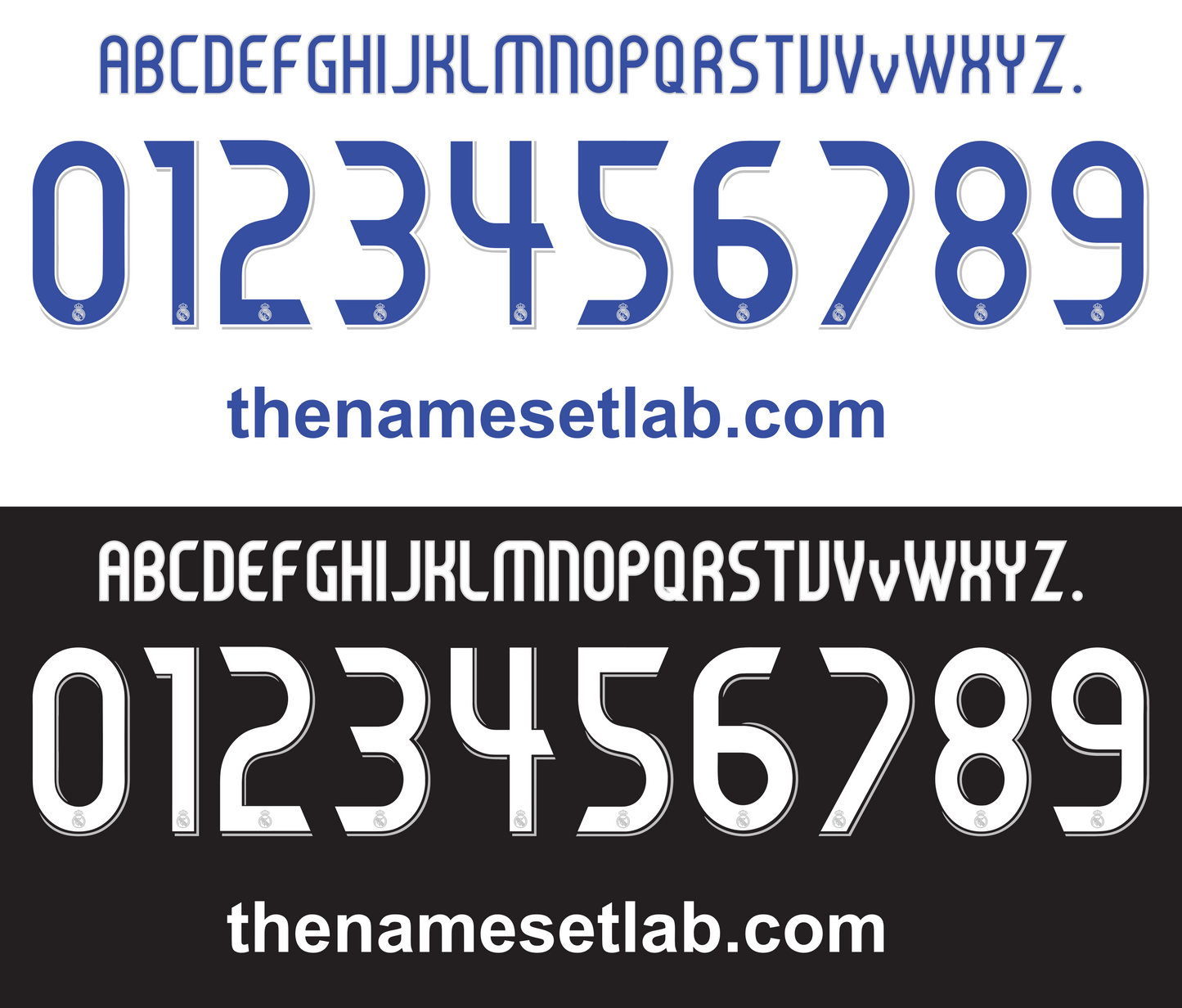 Real Madrid 2006-2007 Nameset