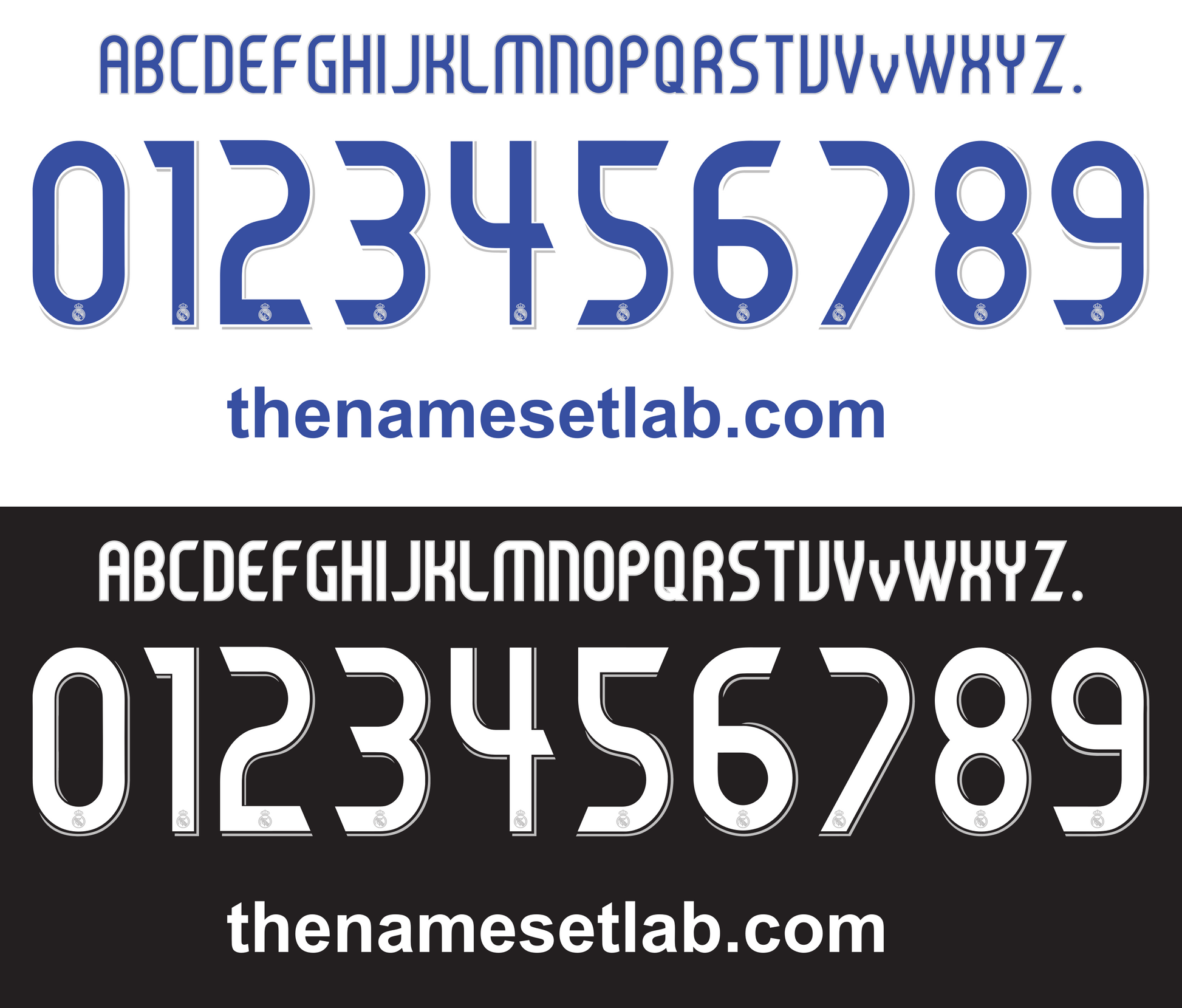 Real Madrid 2006-2007 Nameset