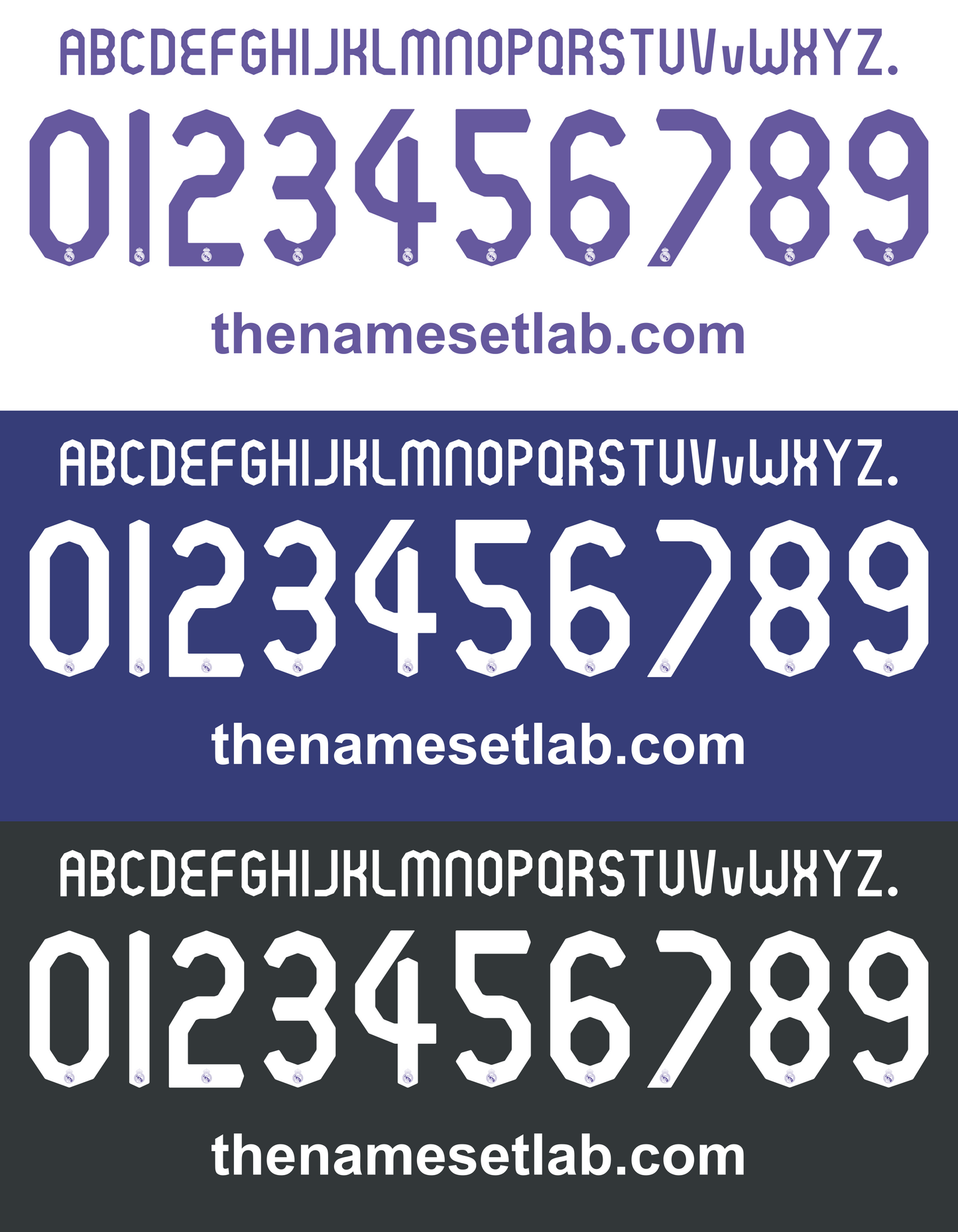 Real Madrid 2007-2008 Nameset Mockup