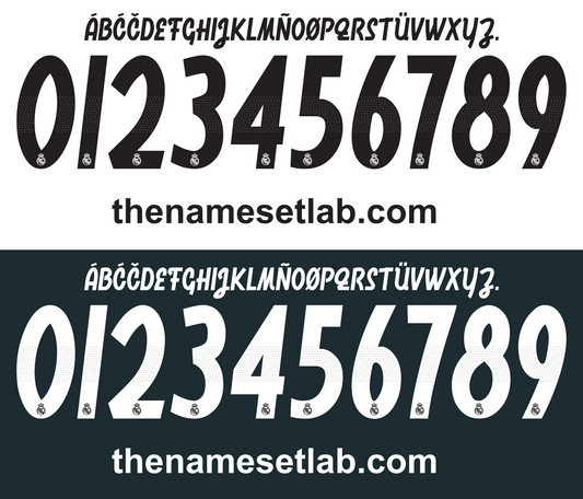 Real Madrid 2018-2019 Nameset