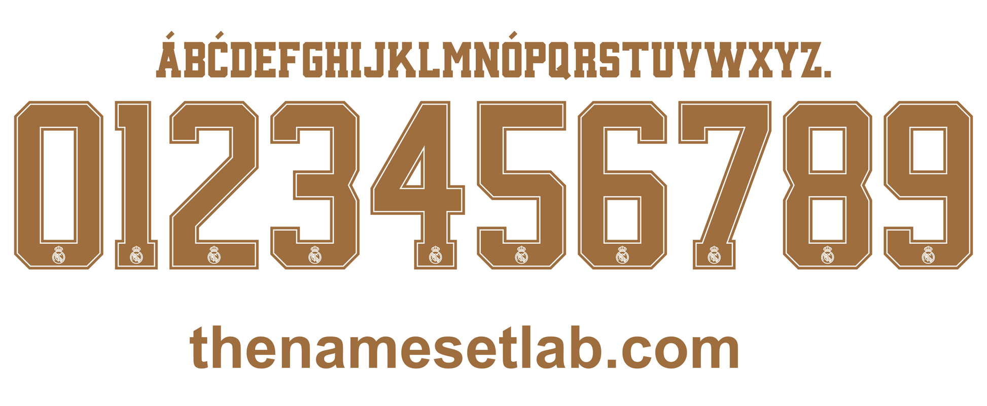 Real Madrid 2019-2020 Nameset