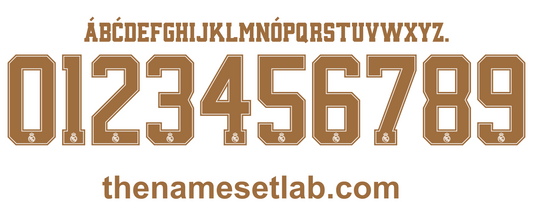 Real Madrid 2019-2020 Nameset