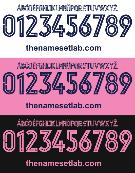 Real Madrid 2020-2021 Nameset