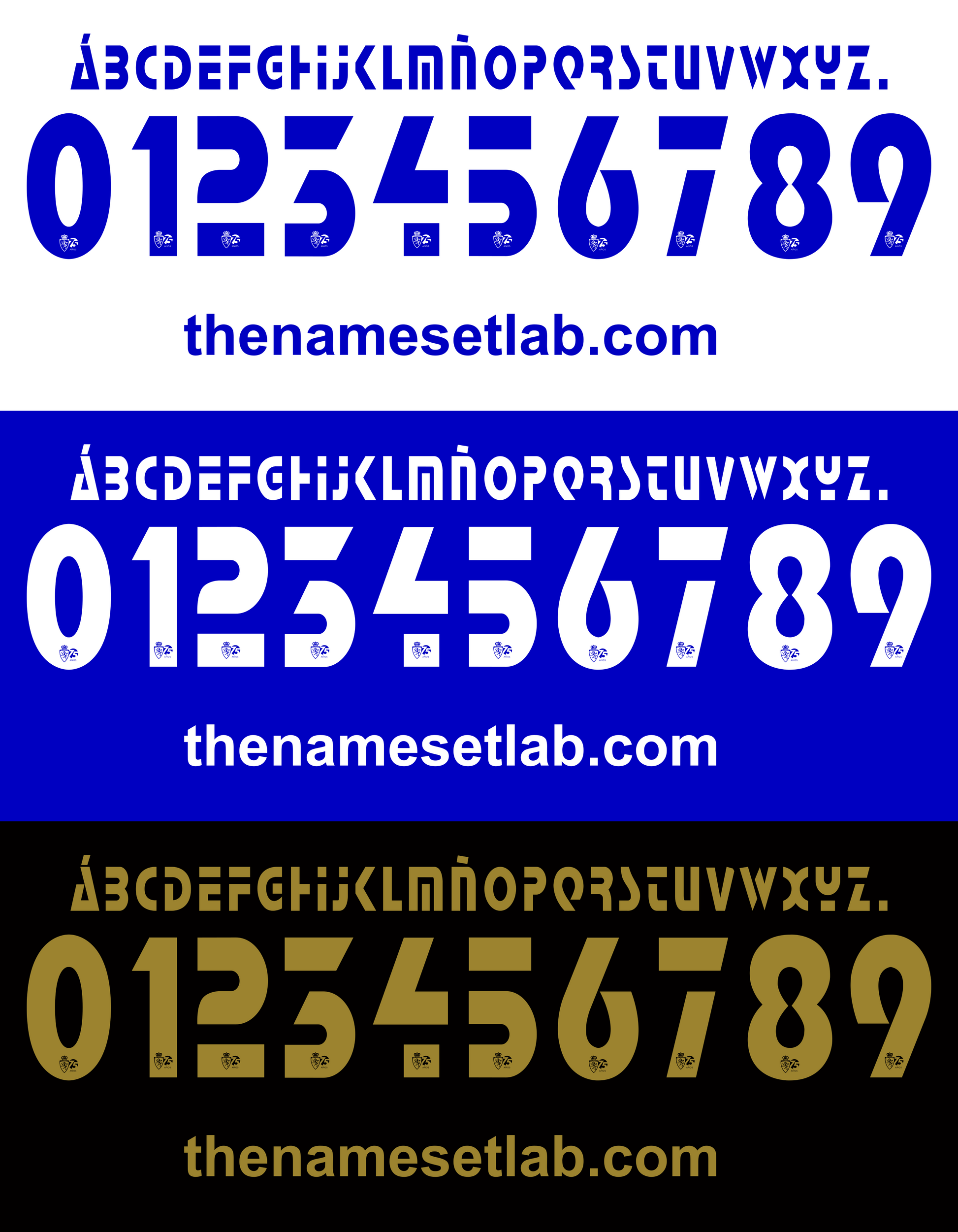 Real Zaragoza 2007-2008 Nameset Graphic