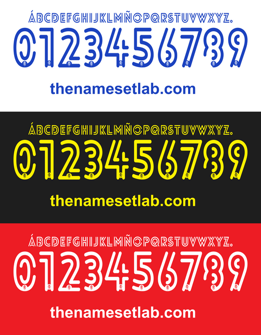 Real Zaragoza 2015-2016 Nameset Graphic
