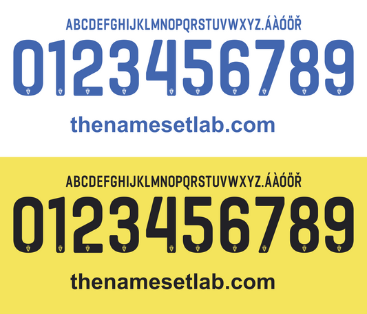 Real Zaragoza 2016-2017 Nameset Graphic