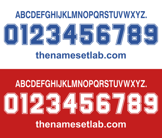 Real Zaragoza 1995-1996 Nameset Graphic