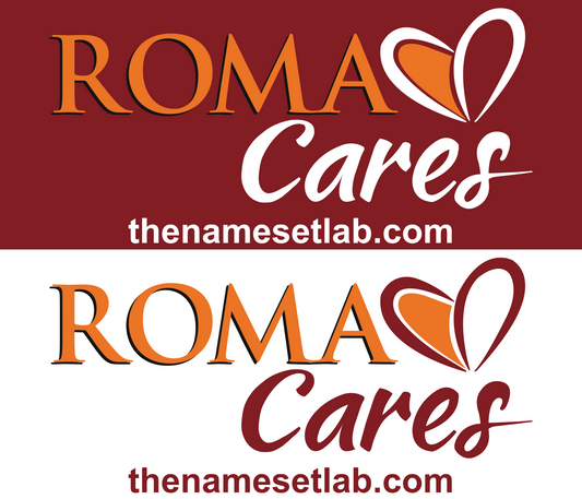 AS Roma Cares Patch preview image showing the vector artwork design for this digital download.