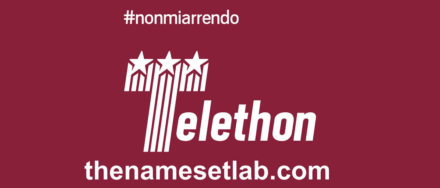 AS Roma Telethon “Non Mi Arrendo” 2015–16 Patch preview image showing the vector artwork design for this digital download.