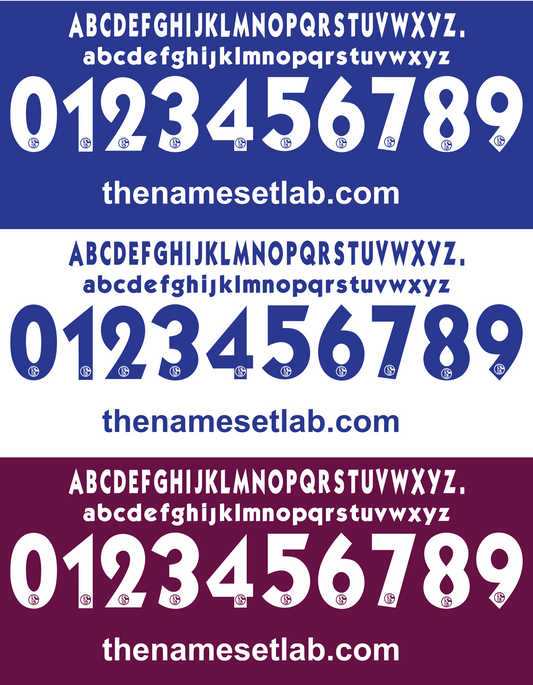 Schalke 2011-2012 Nameset AI Vector File