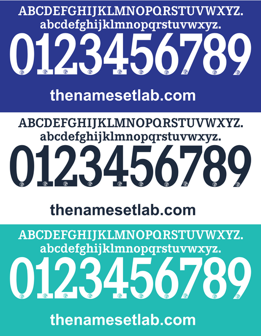 Schalke 2013-2015 Nameset AI Vector File