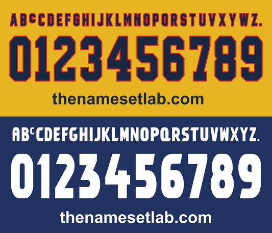 Scotland 1998 Football Nameset AI Vector File