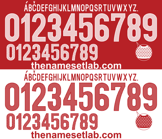 Serbia 2010 Football Nameset AI Vector File