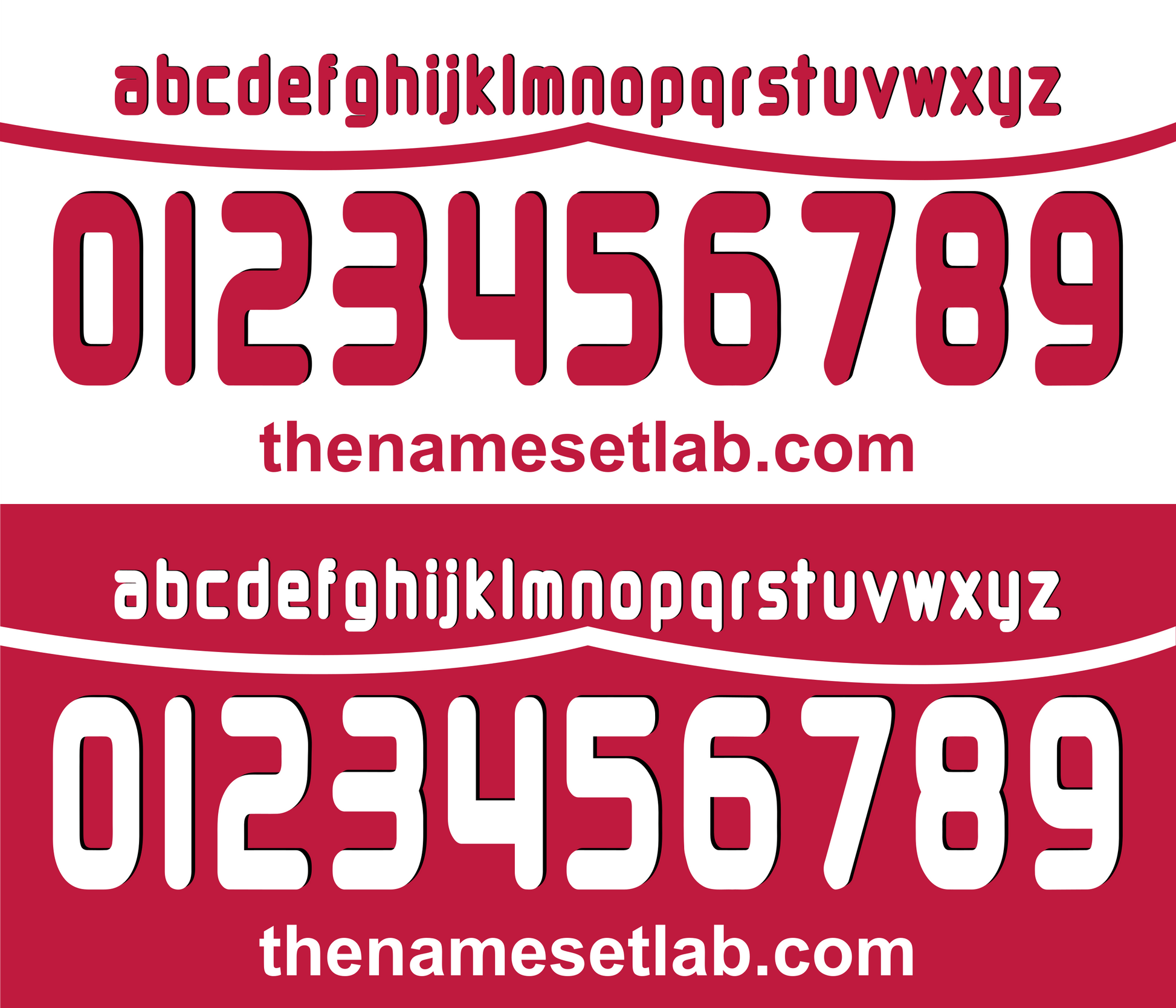 Sevilla 2010-2011 Nameset Graphic