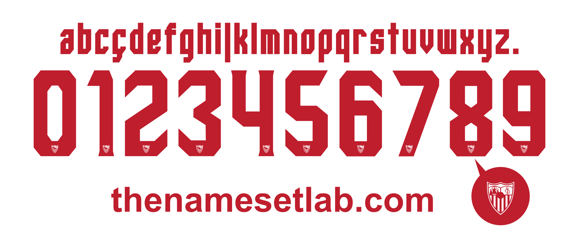 Sevilla Europa 2016 Nameset Graphic