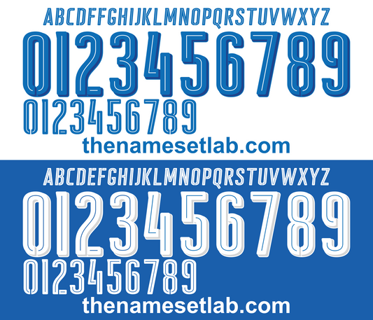 Slovakia 2016 Football Nameset AI Vector File