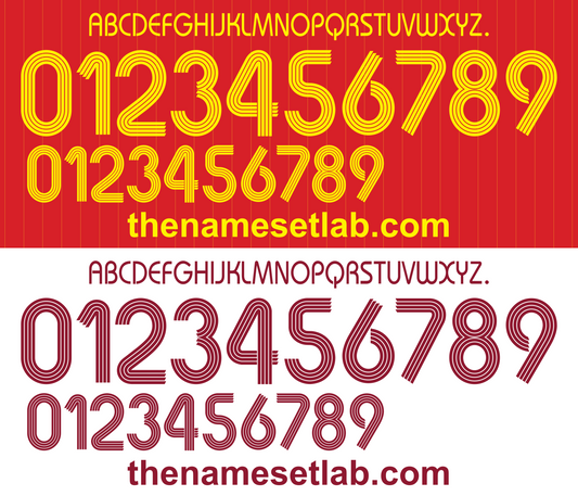 Spain 2006 Football Nameset AI Vector File
