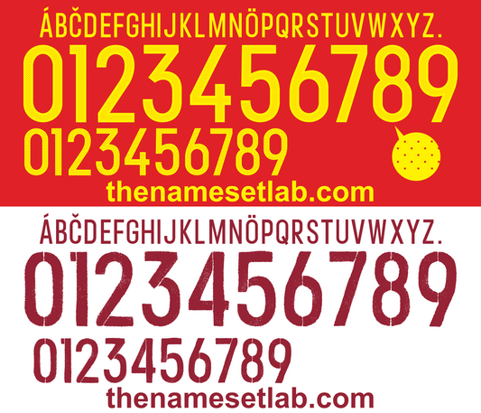 Spain 2016 Football Nameset AI Vector File