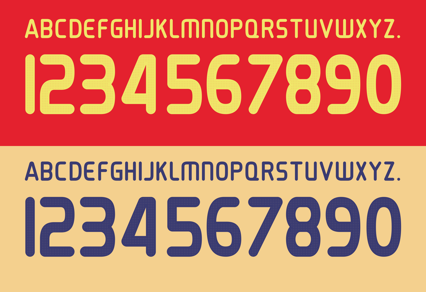 Spain Euro 2008 Football Nameset AI Vector File