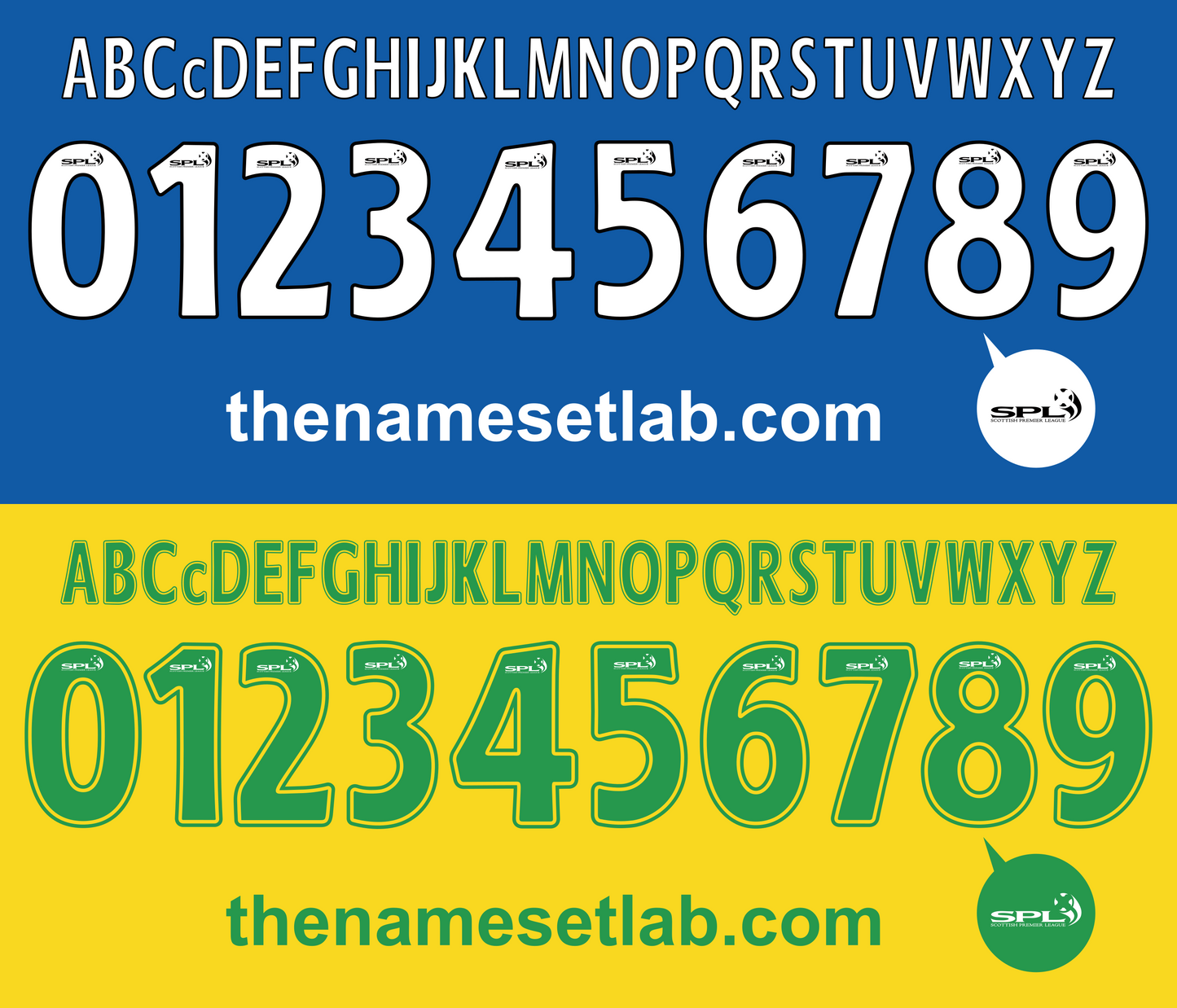 Scottish Premier League 2000–2010 Nameset Mockup