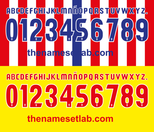 Sporting Gijon 2015-2016 Nameset AI Vector File
