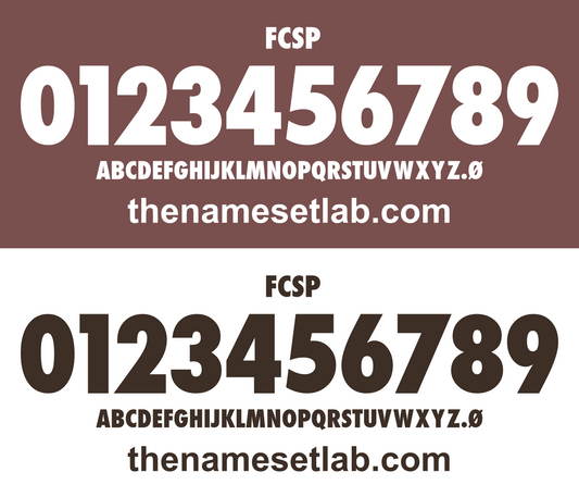 St Pauli 2017-2018 Nameset AI Vector File