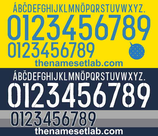 Sweden 2016 Football Nameset AI Vector File