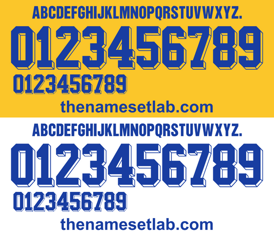 Sweden 1994 Football Nameset AI Vector File