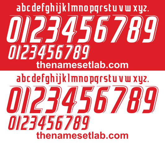 Switzerland 2006 football nameset World Cup 2006 font vector file

