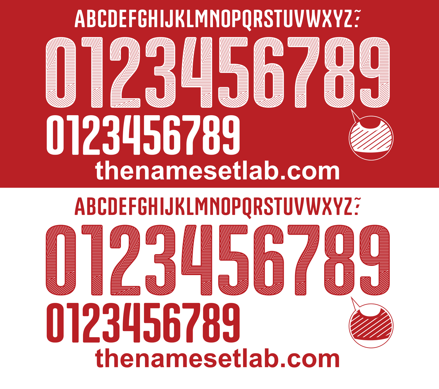Switzerland 2014 football nameset World Cup 2014 font vector file
