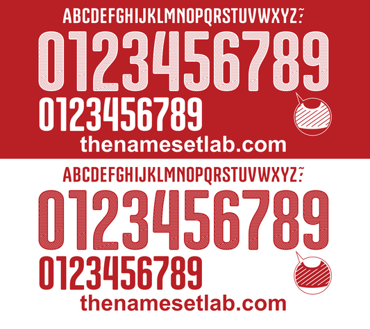 Switzerland 2014 football nameset World Cup 2014 font vector file
