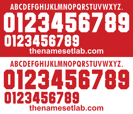 Switzerland 1994 Football Nameset AI Vector File