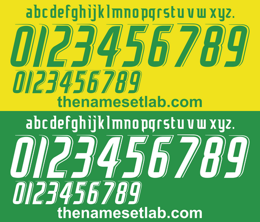 Togo 2006 Football Nameset AI Vector File