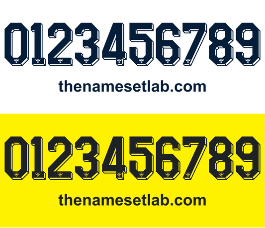 Tottenham Hotspur 1987-1990 Nameset AI Vector File