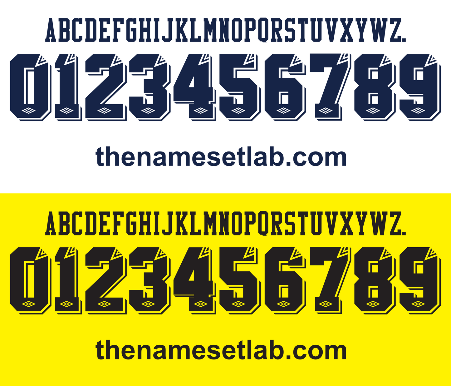 Tottenham Hotspur 1993-1994 Nameset AI Vector File