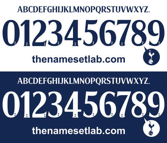 Tottenham Hotspur 2012-2014 UCL/ Cup Nameset AI Vector File