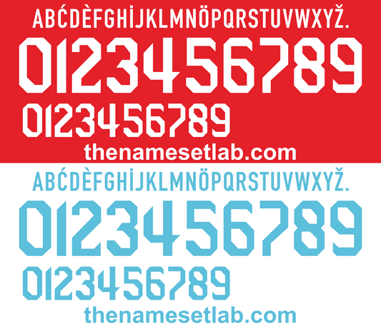 Turkey 2008 Football Nameset AI Vector File