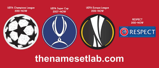 UEFA Respect Patch Set (UCL UEL Super Cup) preview image showing the vector artwork design for this digital download.