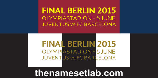 Champions League Final 2015 Match Details preview image showing the vector artwork design for this digital download.