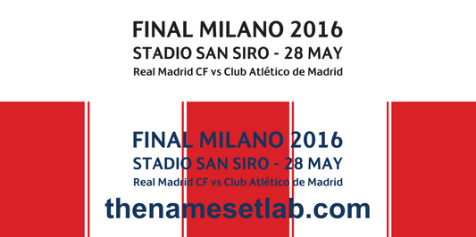 Champions League Final 2016 Match Details preview image showing the vector artwork design for this digital download.