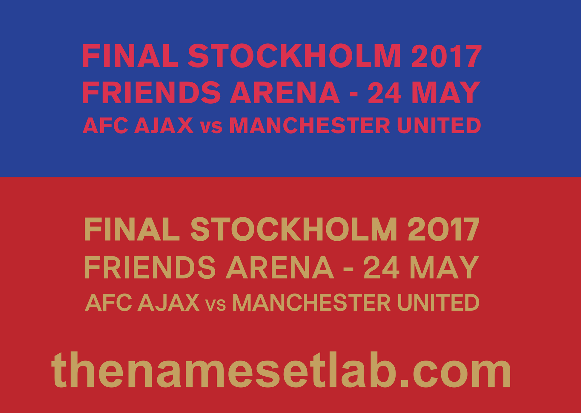 Europa League Final 2016–17 Match Details preview image showing the vector artwork design for this digital download.