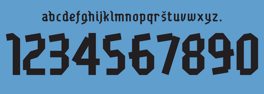Uruguay 2012-2013 Football Nameset AI Vector File