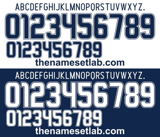 USA 2006 Football Nameset AI Vector File
