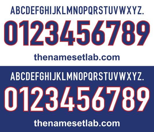 USA 1998 Football Nameset AI Vector File