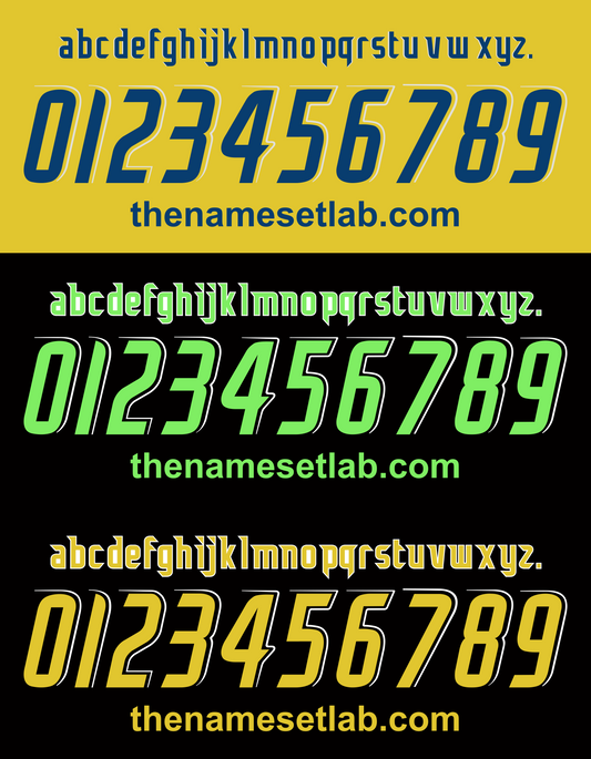 Villarreal 2006-2008 Nameset AI Vector File