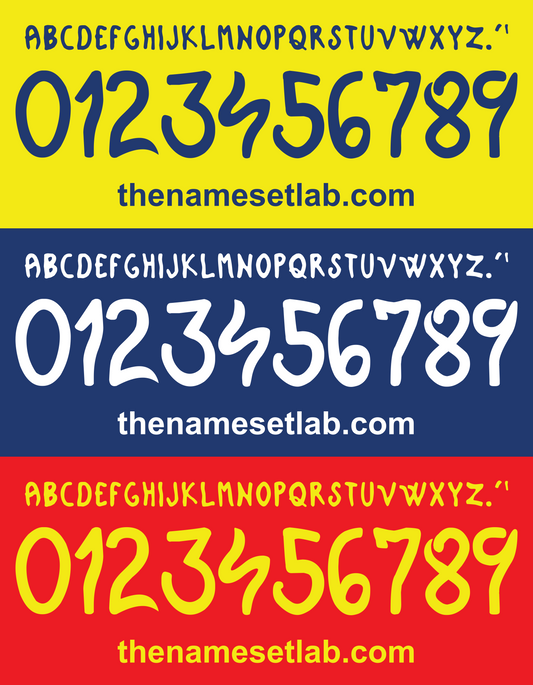 Villarreal 2014-2017 Nameset AI Vector File